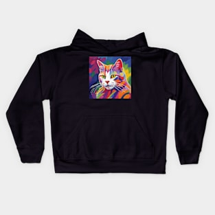 fauvism cat art les fauves pt8 Kids Hoodie